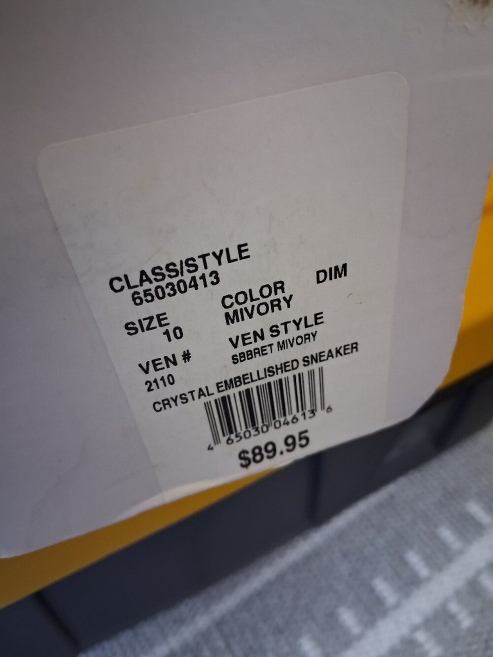 Betsey Johnson/David's Bridal Wedding Sneakers - Picture 5 of 5